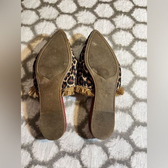 Leopard Print by Crown Vintage Embellished Mules: Emmereth, size 8.5,  preloved - Picture 4 of 9